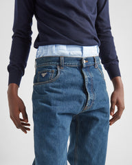 Five-pocket denim jeans