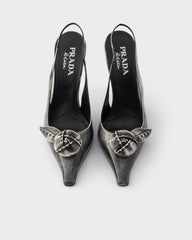 Leather Slingback Pumps