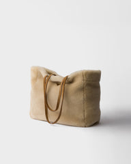 Large Shearling Tote Bag