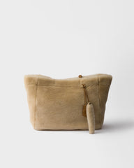 Large Shearling Tote Bag