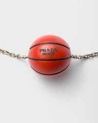 Metal Basketball Necklace