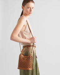 Prada Panier Leather Mini-Bag With Cut-Out Motif