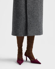 Suede Slingback Pumps