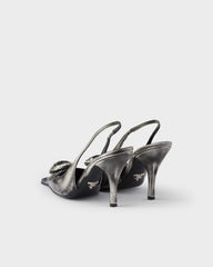 Leather Slingback Pumps