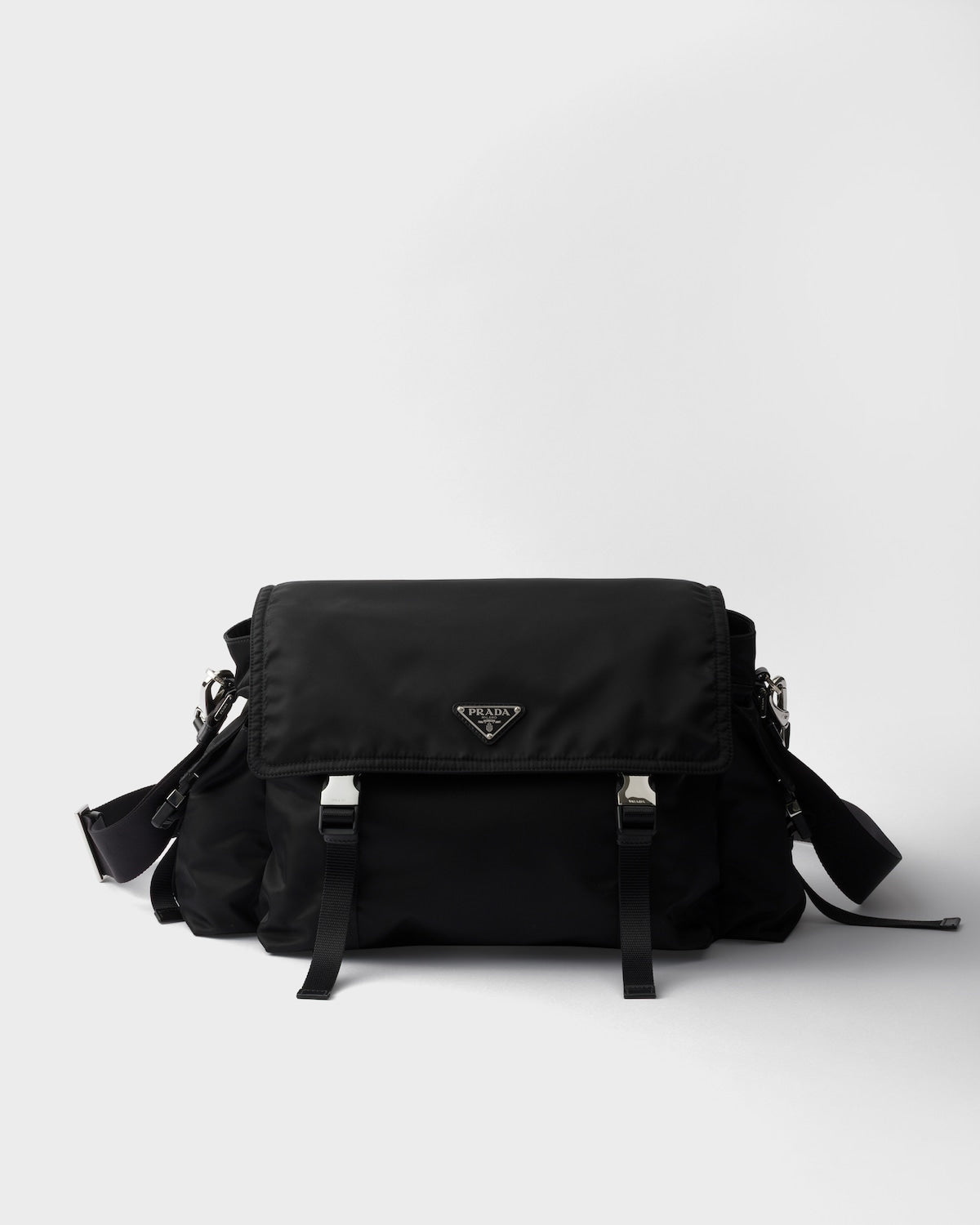 Prada Explore Re-nylon And Leather Bag