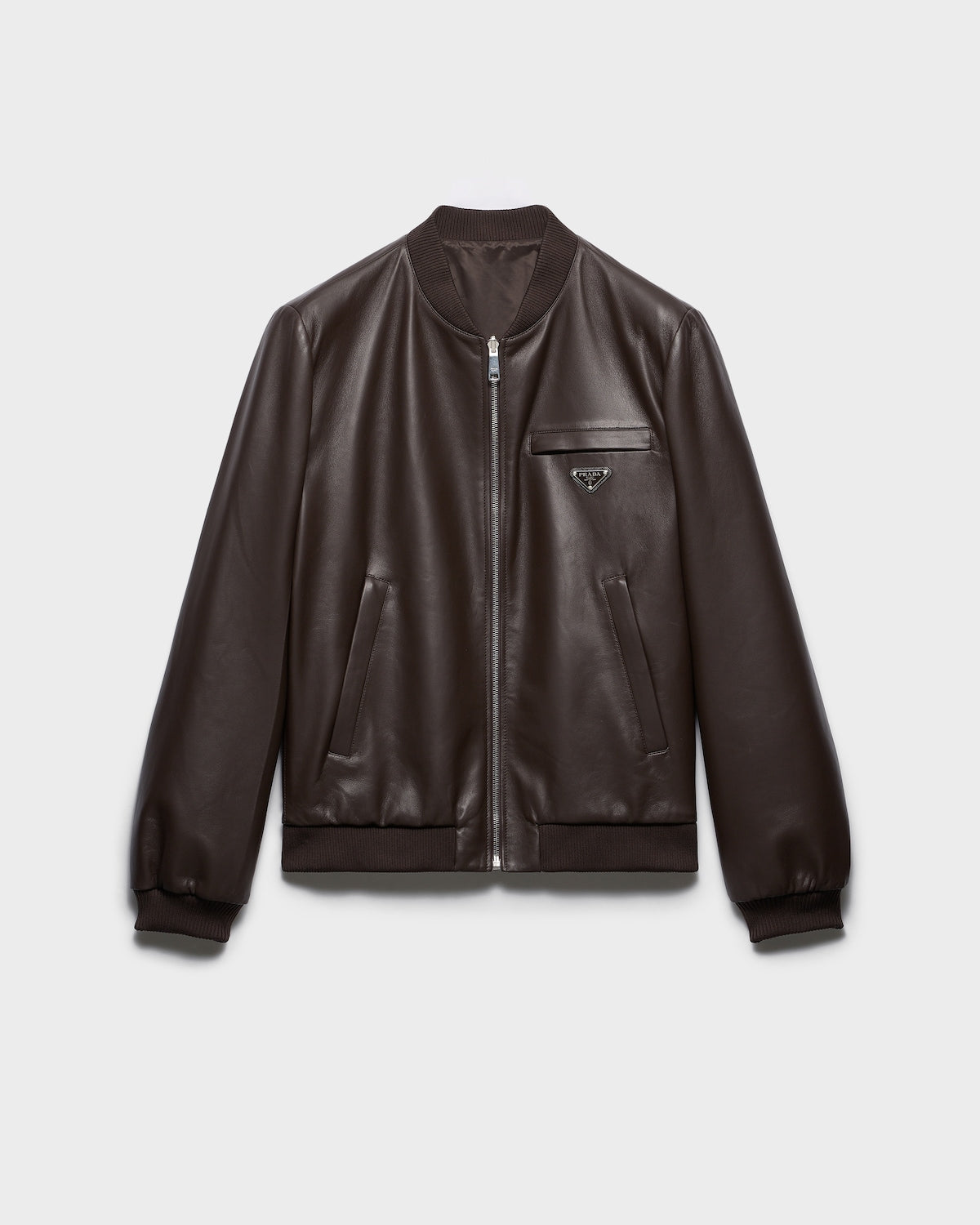 Reversible Nappa Leather Bomber Jacket