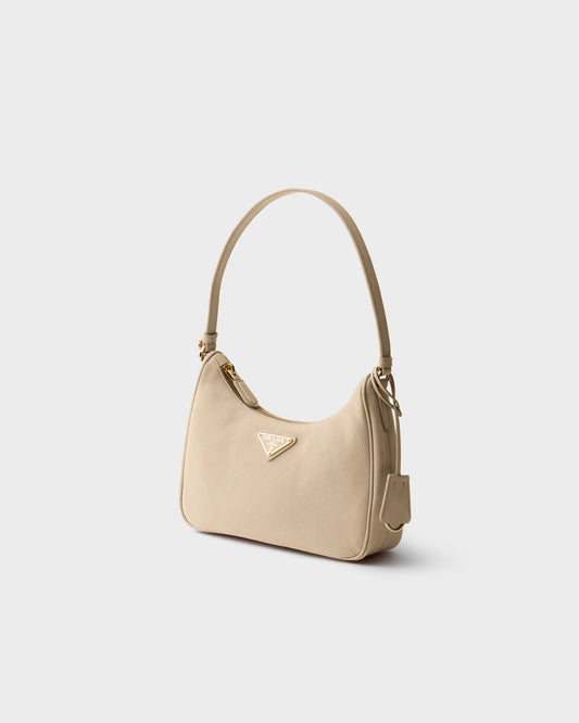 Prada Re-edition 2005 Nubuck And Saffiano Leather Mini-bag