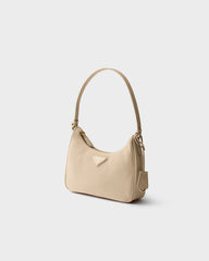 Prada Re-edition 2005 Nubuck And Saffiano Leather Mini-bag