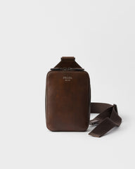 Prada Brique Antiqued Leather Bag