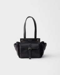 Prada Route Leather Mini Tote Bag