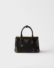 Prada Galleria Large Nappa Leather And Wool Bag