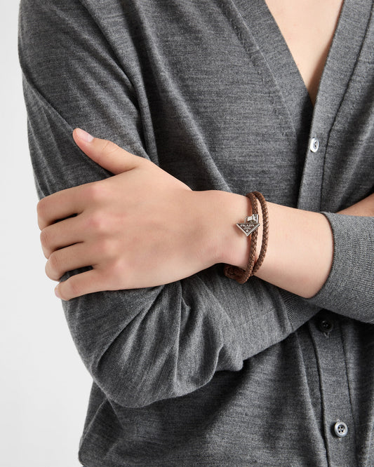 Braided Nappa Leather Bracelet