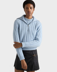 Re-cashmere Polo Sweater