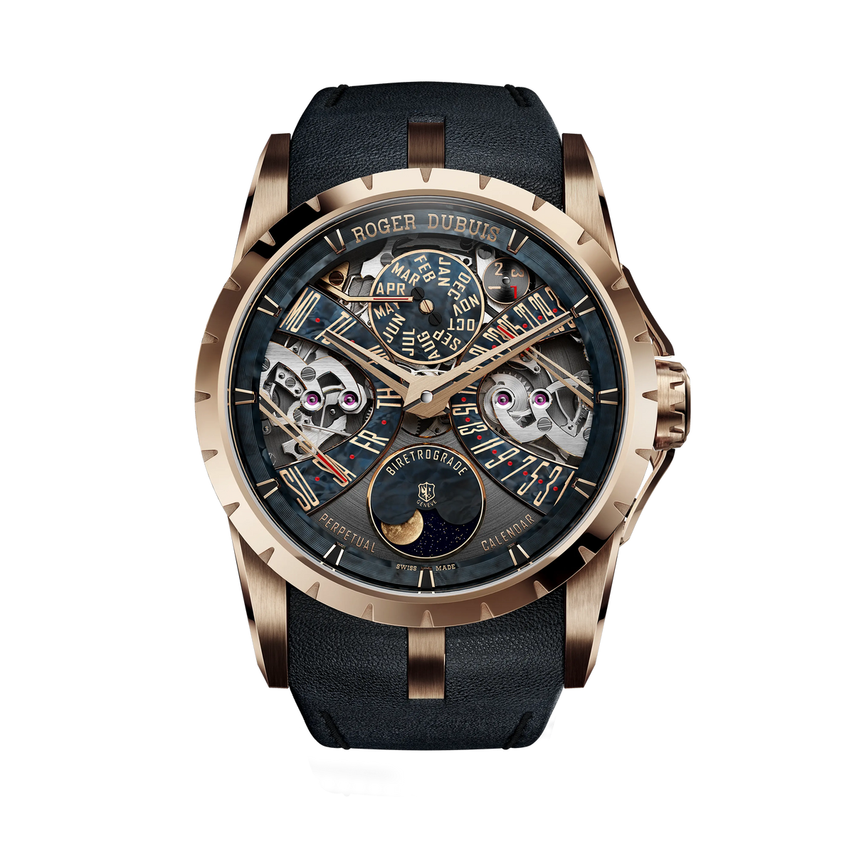Excalibur Biretrograde Perpetual Calendar Dbex1178 40mm, Automatic, Self-winding