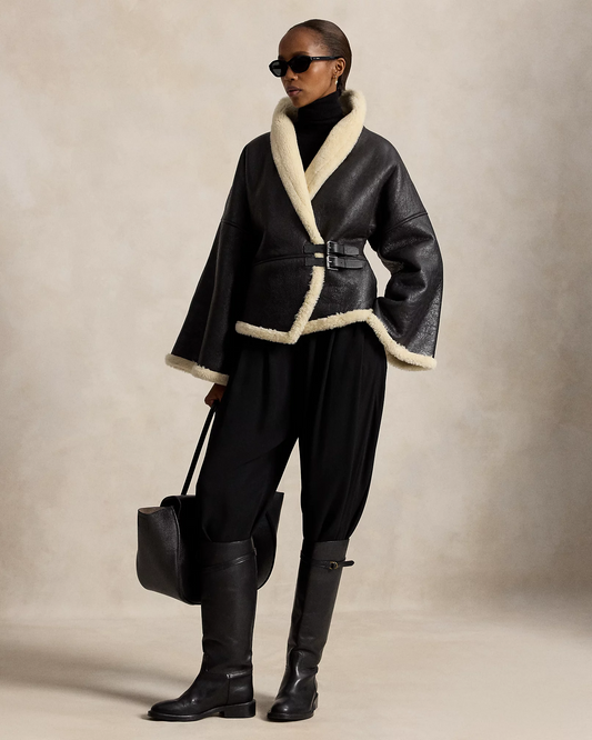 Shearling Wrap Jacket