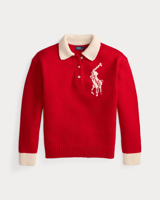 Big Pony Wool Rugby Jumper