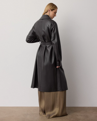 Bailey Lambskin Trench Coat
