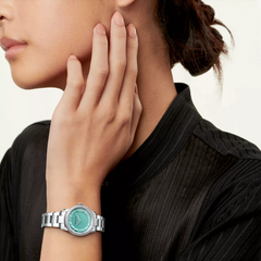 Atlas® 29 Mm Watch In Stainless Steel With Diamonds