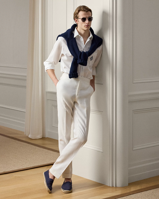 Relaxed Fit Monogram Poplin Shirt