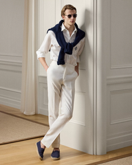 Relaxed Fit Monogram Poplin Shirt