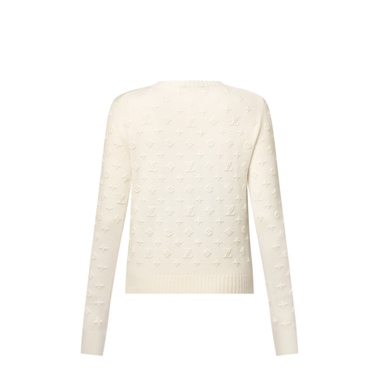 3D Monogram Knit Jumper