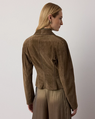 Trudie Calf-Suede Jacket