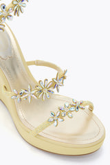 Kassie Yellow Wedge Sandal 105