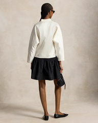 Cotton-Silk Taffeta Dress