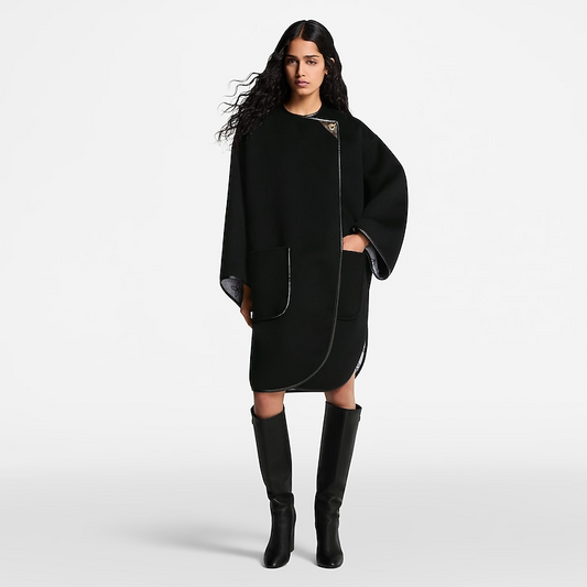 Double Face Toggle Detail Coat