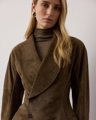 Trudie Calf-Suede Jacket
