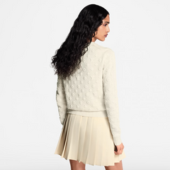 3D Monogram Knit Jumper