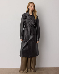 Bailey Lambskin Trench Coat