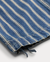 Indigo Striped Denim Trouser