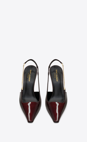 Blake Slingback Pumps In Patent Leather