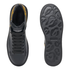 Men's Oversized Sneaker in Black/ Gold