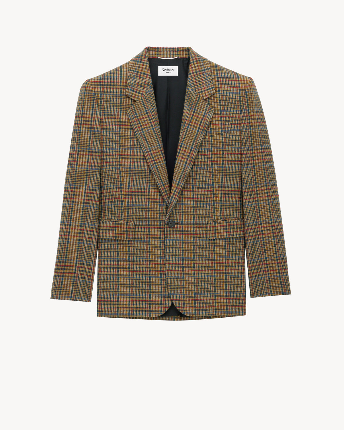 Jacket In Prince Of Wales Wool