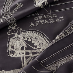 Embroidered Grand Apparat Scarf 90