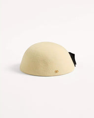 Vlogo Signature Hat In Lapin Fabric With Satin Bow