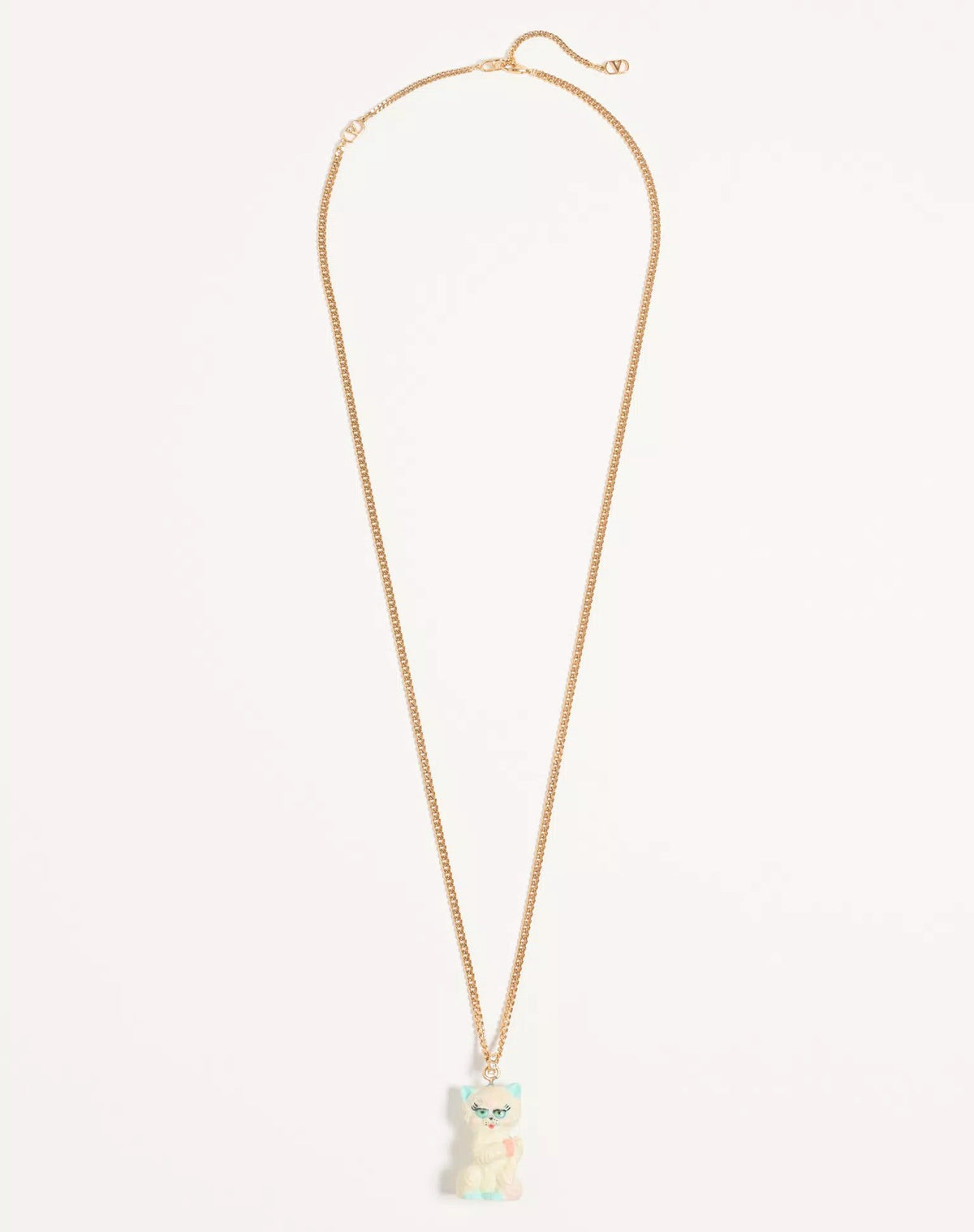 Le Chat De La Maison Necklace In Metal, Nylon And Swarovski® Crystals