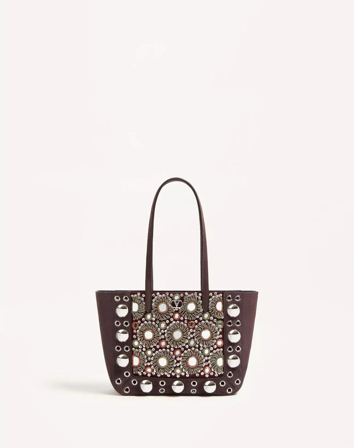 Valentino Garavani Nellcôte Mini Embroidered Shopping Bag