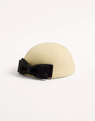 Vlogo Signature Hat In Lapin Fabric With Satin Bow