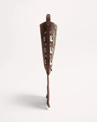 Valentino Garavani Nellcôte Embroidered Shoulder Bag With Fringes