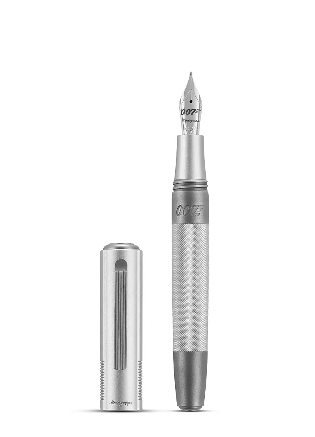 007 Special Issue Silver Edition Fountain Pen 14K gold