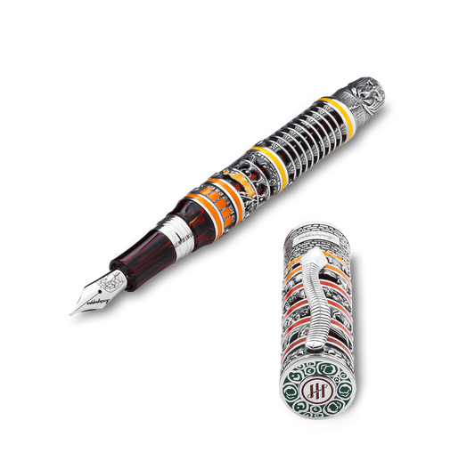 Dante Alighieri: Inferno Fountain Pen, Silver