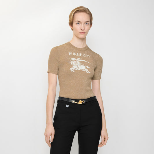 EKD Metallic Wool Blend Top