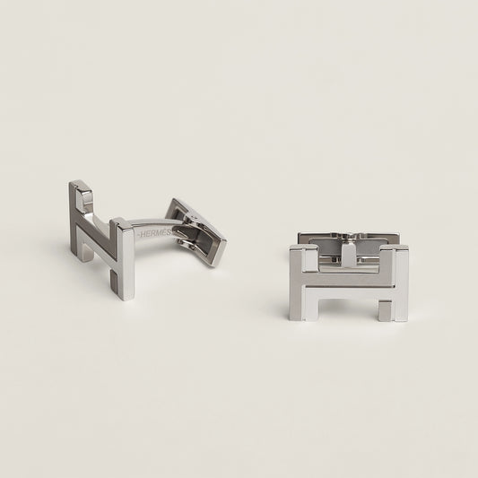 H Au Carre Cufflinks