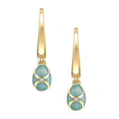 Forever Hoop Drop Earrings