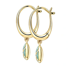 Forever Hoop Drop Earrings