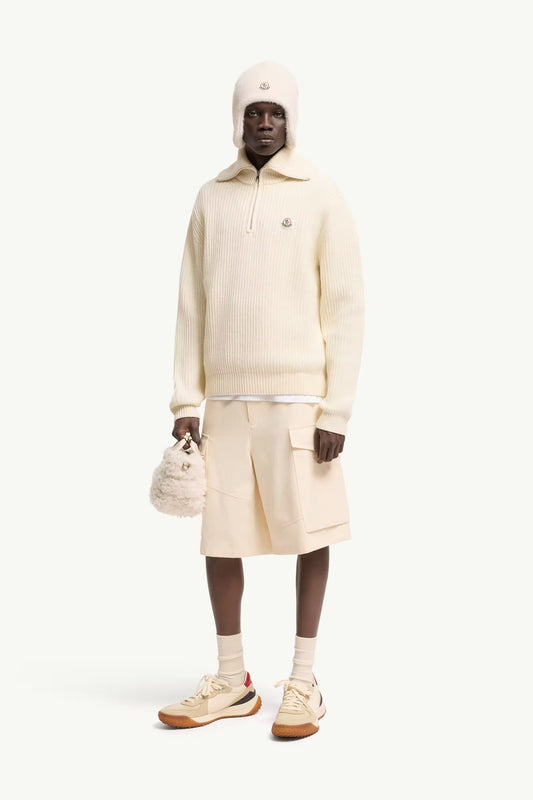 Logo Rib Wool Turtleneck