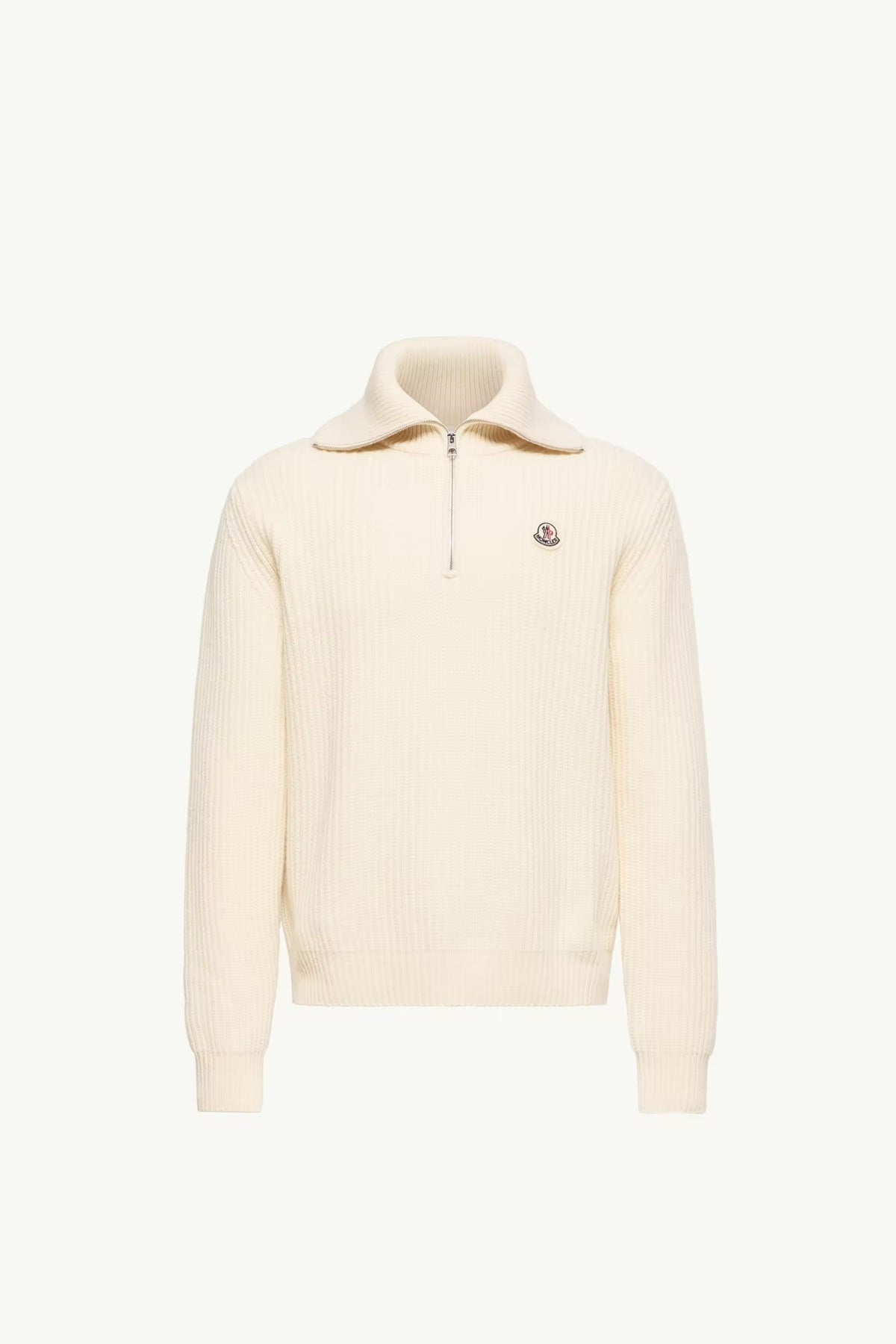 Logo Rib Wool Turtleneck